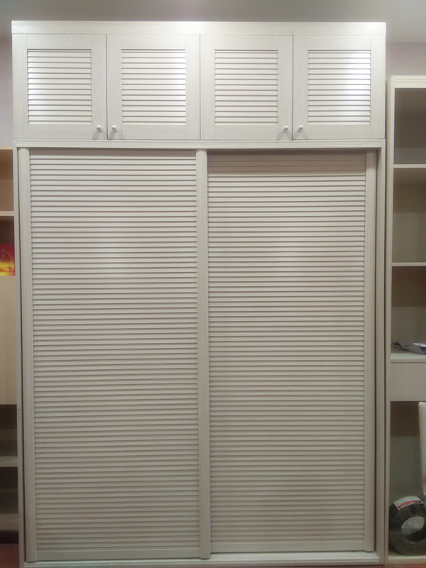 木框百葉平開門